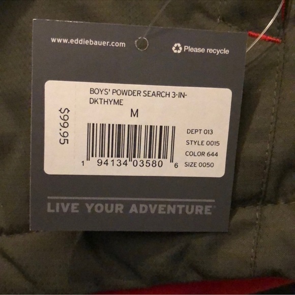 Eddie Bauer boys winter coat size M (10-12) - Picture 4 of 4